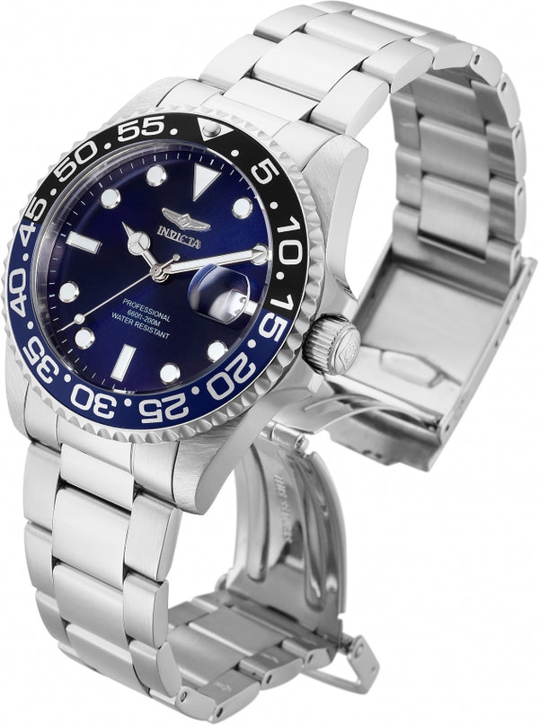 Reloj Invicta Pro Diver de cuarzo con esfera azul y bisel de Batman para mujer 33259