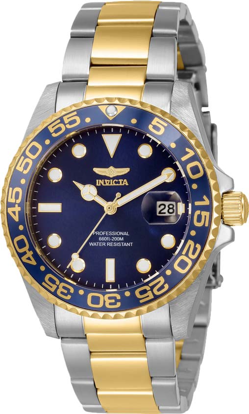 Invicta Pro Diver Reloj de cuarzo con esfera azul para mujer 33260