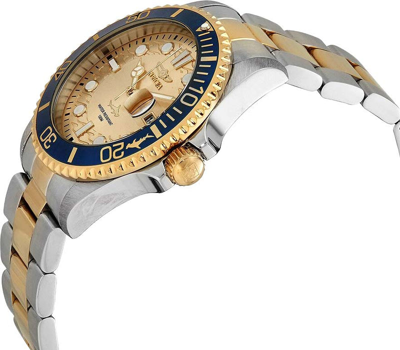 Invicta Pro Diver Reloj de cuarzo con esfera dorada para mujer 30482