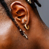 Big Daddy Diamond Gold Hoop Earrings