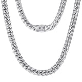 Big Daddy 12mm Miami Cuban Link Silver Chain