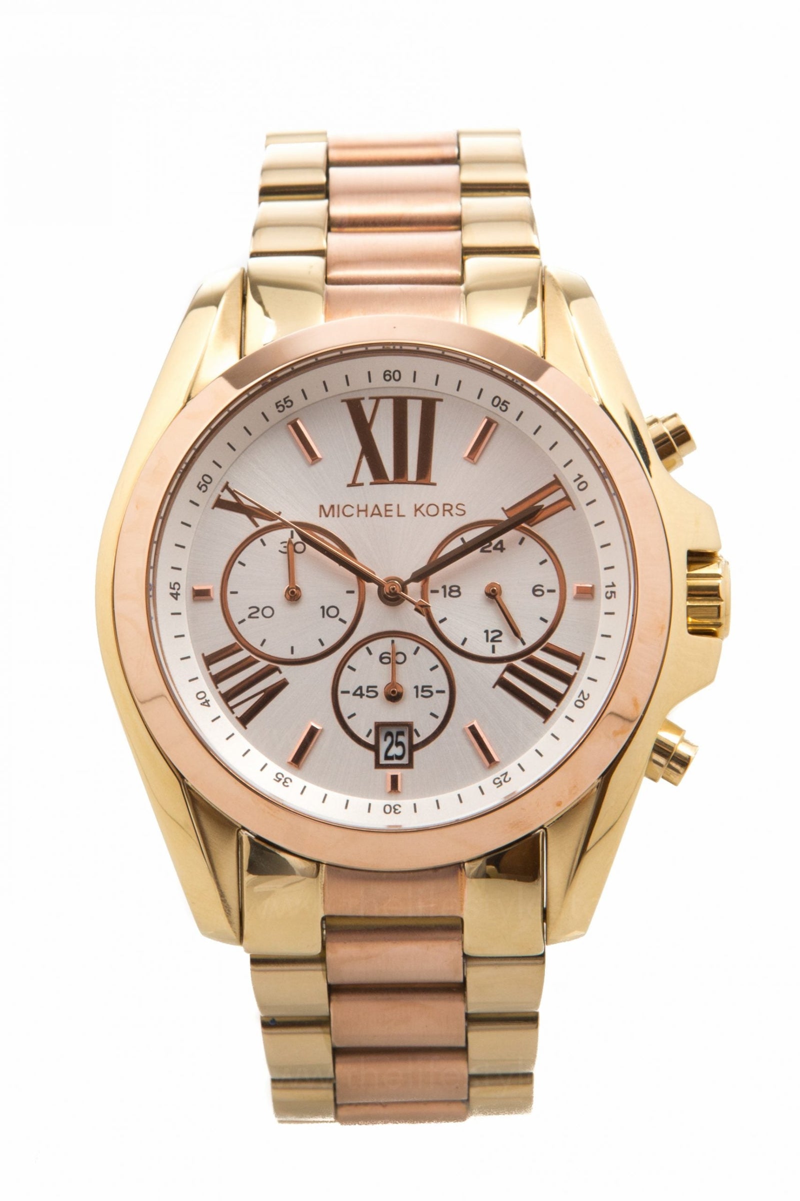 特価 ! Michael Kors Women's BradshawTwo-Tone Bracelet 腕時計 Michael Kors MK6270 Bradshaw Chronograph Two Tone Bracelet