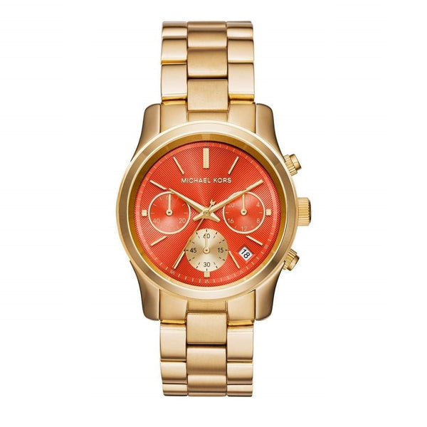 Michael kors orange best sale watch