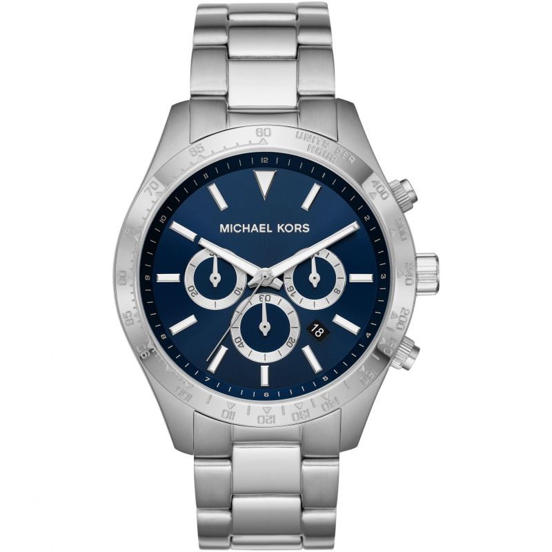 Michael Kors Oversized Layton Blue Dial Men's Watch Men's Watch  MK8781 - Watches of America