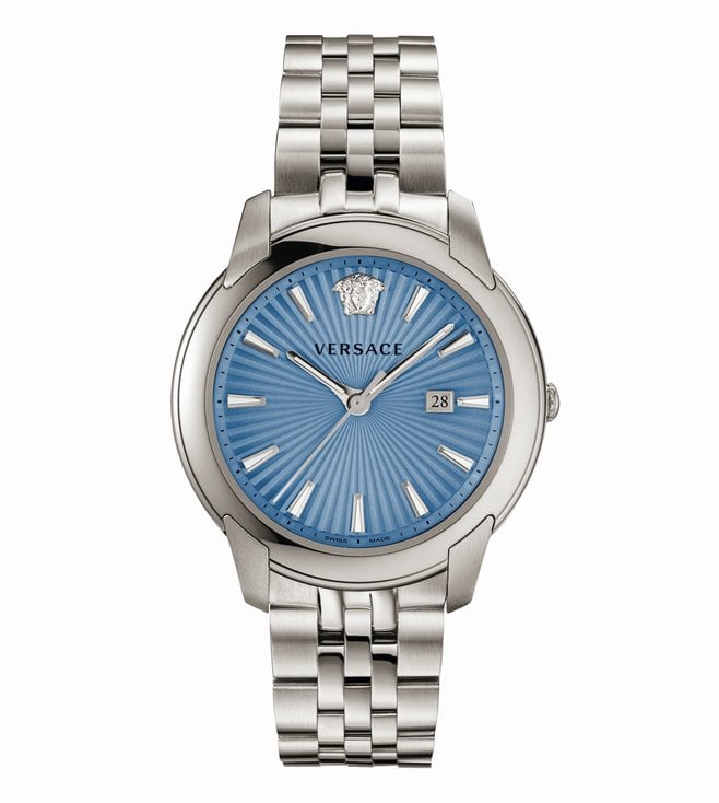 Versace V-Urban Light Blue Dial Men's Watch  VELQ00419 - Watches of America