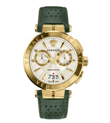 Versace Aion Chronograph Green Strap Men's Watch  VBR020017 - Watches of America