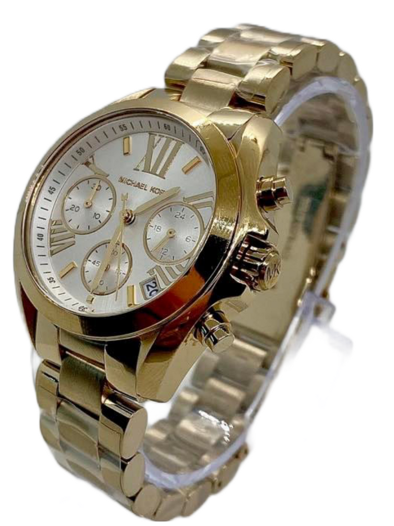 Michael Kors Mini Bradshaw Reloj cronografo dorado para mujer MK6267 Watches of America