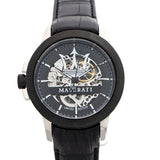 Reloj Maserati automático para hombre de acero inoxidable con esfera negra R8821119007