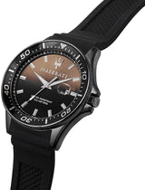 Maserati Sfida Black Silicone Quartz Men's Watch R8851140001 - Watches of America #4