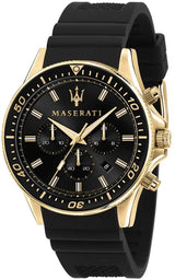 Maserati Sfida Chronograph Black Men's  Watch  R8871640001 - Watches of America