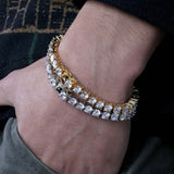 Big Daddy 3mm Diamond Gold Tennis Bracelet