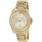 Michael Kors Blair Champagne Dial Gold-tone Stainless Steel Ladies Watch MK5639