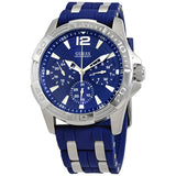 Guess Oasis Reloj cronógrafo para hombre con esfera azul W0366G2