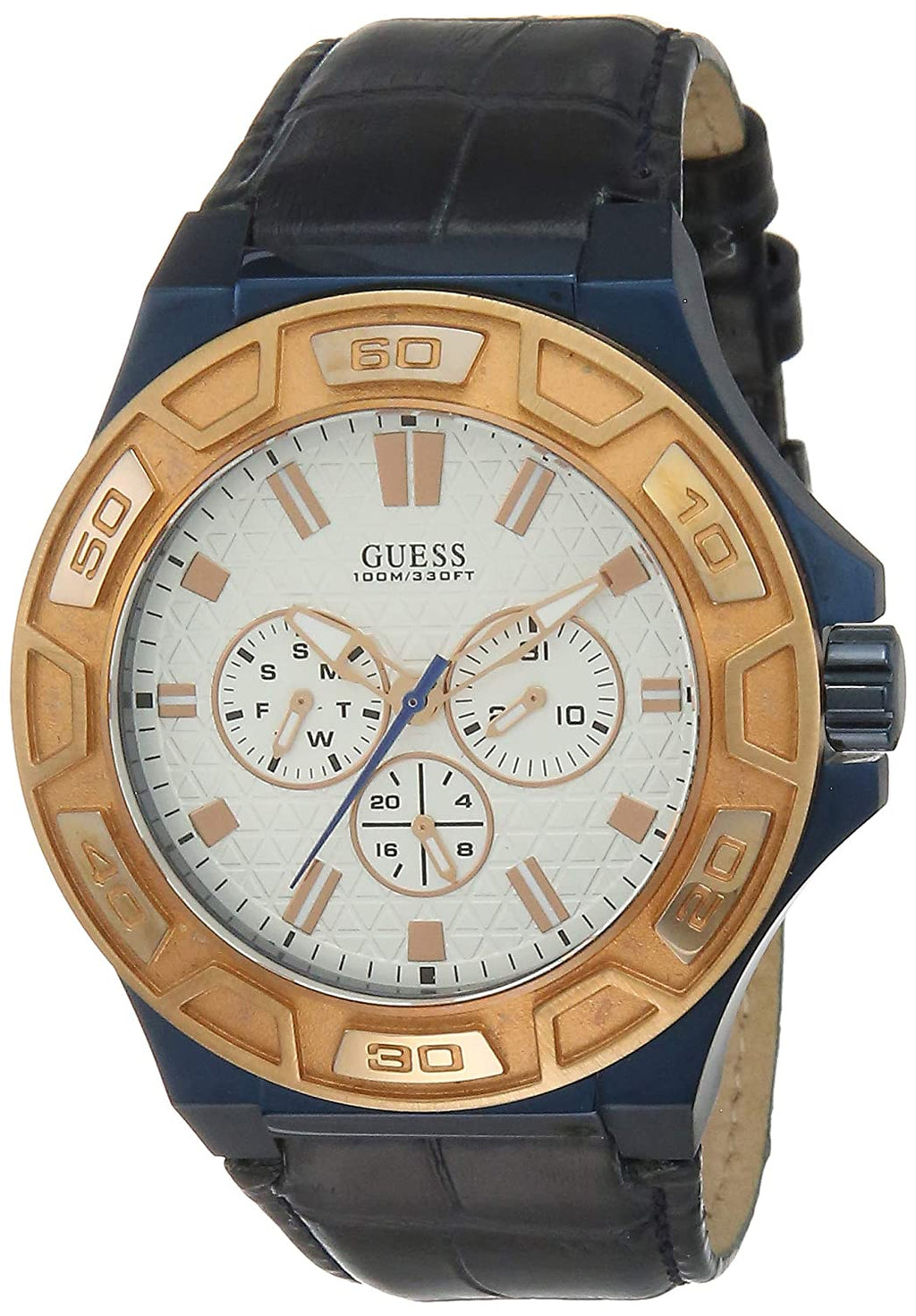 Reloj Guess Tailor GW0389G2 para hombre con correa de piel y esfera do –  Watches of America