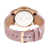 Guess Limelight Cream Dial Leather Strap Ladies Watch#W0775L3 - Watches of America #2