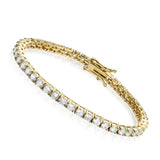 Big Daddy 3mm Diamond Gold Tennis Bracelet