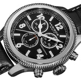 Akribos Ultimate Chronograph Stainless Steel Men's Watch #AK575BK - Watches of America #2