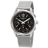 Akribos XXIV Black Sunray Dial Stainless Steel Men's Watch #AK716SSB - Watches of America