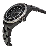 Akribos XXIV Ceramic Black Dial Ladies Watch #AK485BK - Watches of America #2