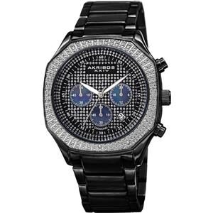 Akribos XXIV Chronograph Black Dial Men's Watch #AK778BK - Watches of America