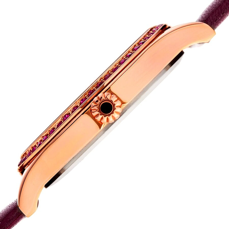 Akribos XXIV Quartz Diamond Purple Dial Ladies Watch #AK1011PU - Watches of America #3