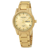 Akribos XXIV Gold Tone Dial Ladies Gold Tone Watch #AK965YG - Watches of America