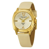 Akribos XXIV Gold-tone Base Metal Ladies Watch #AK742YGW - Watches of America