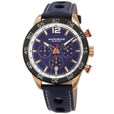 Akribos XXIV Quartz Blue Dial Men's Watch #AK1097RGBU - Watches of America