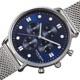 Akribos XXIV Quartz Blue Dial Men's Watch #AK1113SSBU - Watches of America #2