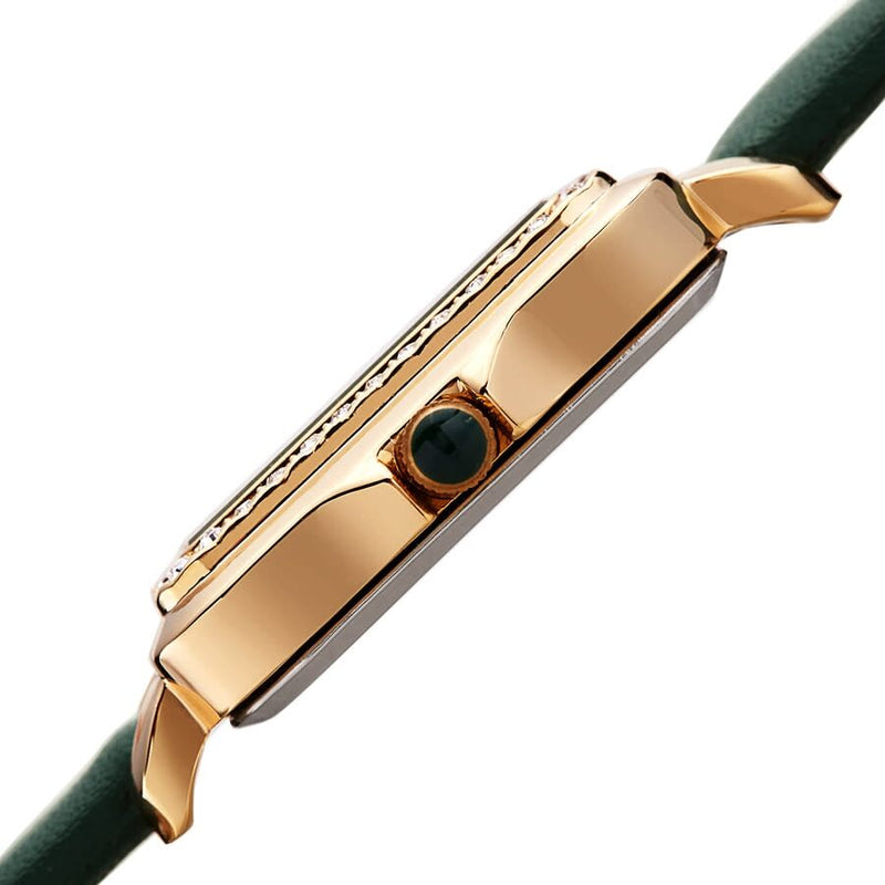 Akribos XXIV Quartz Diamond Green Dial Ladies Watch #AK1106GN - Watches of America #3