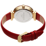 Akribos XXIV Red Dial Red Leather Ladies Watch #AK1035RD - Watches of America #4