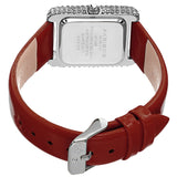 Akribos XXIV Quartz Crystal Red Dial Red Leather Ladies Watch #AK1068RD - Watches of America #4