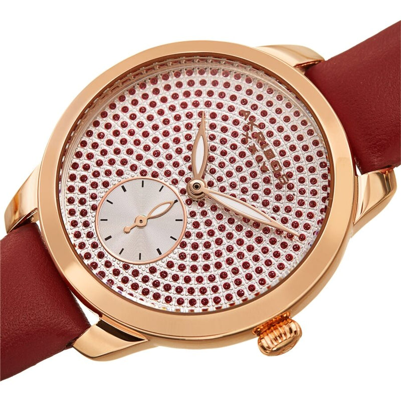 Akribos XXIV Quartz Red Dial Ladies Watch #AK1089RD - Watches of America #2