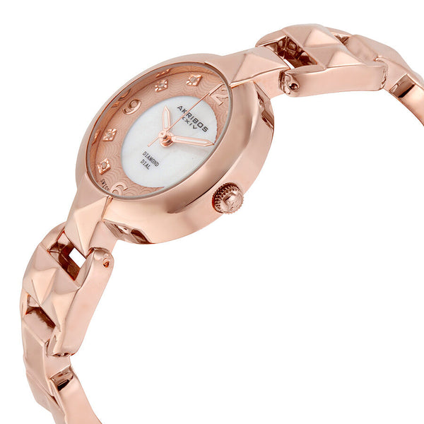 Akribos XXIV Rose Gold-tone Alloy Ladies Watch #AK755RG - Watches of America #2