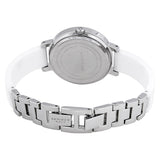 Akribos XXIV Silver Dial White Ceramic Ladies Watch #AK758SSW - Watches of America #3
