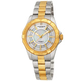 Akribos XXIV Quartz Crystal White Dial Ladies Watch #AK1006TTG - Watches of America