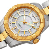 Akribos XXIV Quartz Crystal White Dial Ladies Watch #AK1006TTG - Watches of America #2