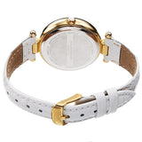 Akribos XXIV Quartz White Dial White Leather Ladies Watch #AK1070WT - Watches of America #4