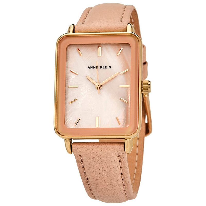 Anne Klein Blush Mother of Pearl Dial Ladies Watch #AK/3518GPBH - Watches of America