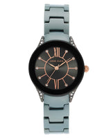 Anne Klein Gunmetal Dial Ladies Watch #2389GYLB - Watches of America