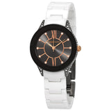 Anne Klein Gunmetal Dial Ladies Watch #2389GYWT - Watches of America