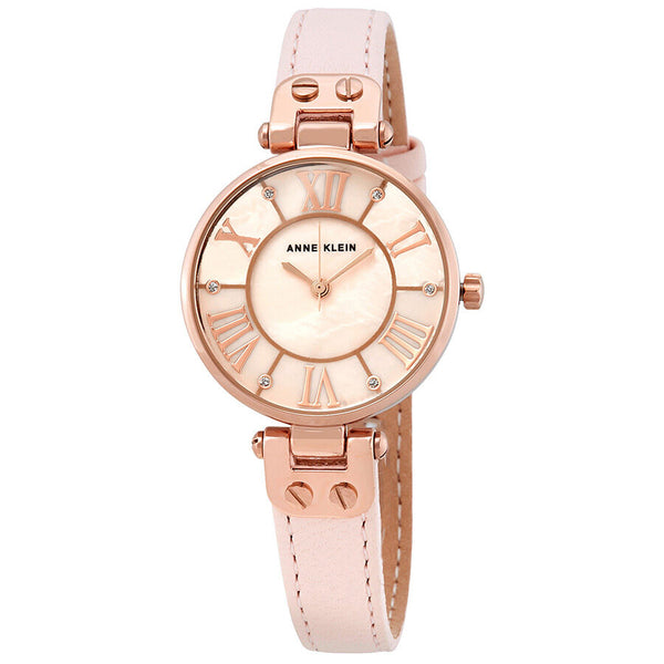 Anne Klein Pink Mother of Pearl Dial Ladies Watch #2718RGPK - Watches of America