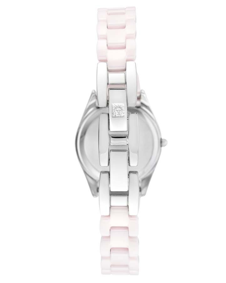 Anne Klein Light Pink Dial Ladies Watch #3165LPSV - Watches of America #3