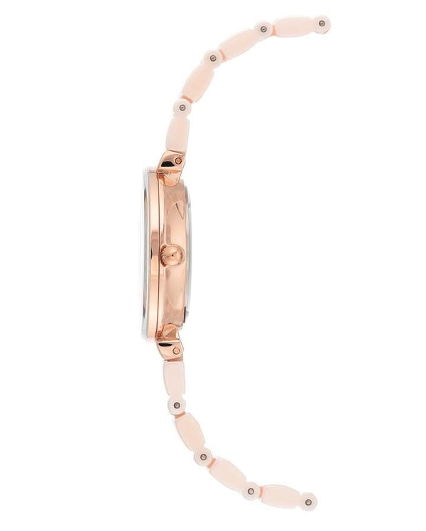 Anne Klein Light Pink Mother of Pearl Dial Ladies Watch #AK/3392LPRG - Watches of America #2