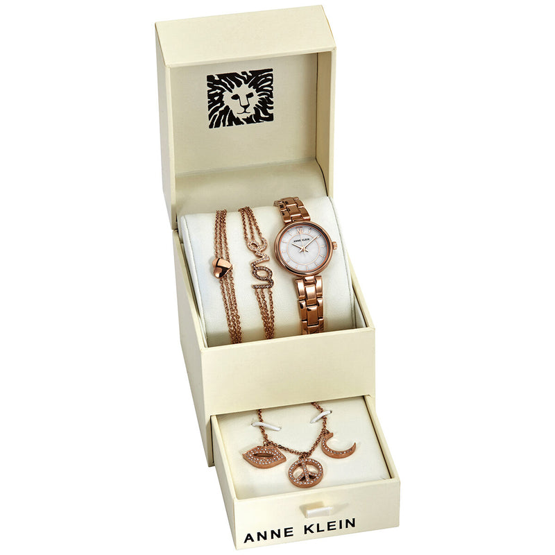 Anne Klein Quartz  Dial Ladies Watch and Jewelry Set #3598RGST - Watches of America #4