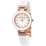 Anne Klein Quartz White Dial Ladies Watch #AK/3480RGWT - Watches of America