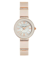 Anne Klein Tan Mother of Pearl Dial Ladies Watch #3340TNRG - Watches of America