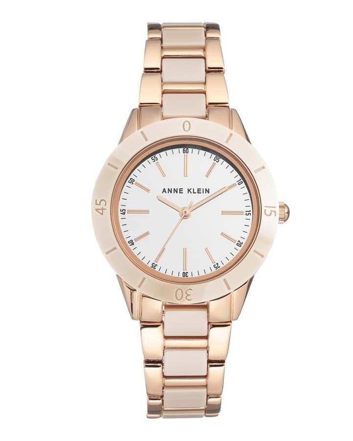 Anne Klein White Dial Ladies Watch #AK/3160TNRG - Watches of America