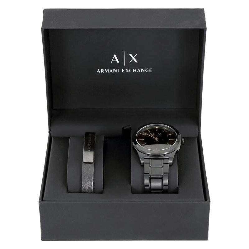 Amazon.com: A｜X ARMANI EXCHANGE Women's Multifunction Moonphase Blue  Leather Band Watch and Rose Gold-Tone Brass Necklace Gift Set (Model:  AX7149SET) : Clothing, Shoes & Jewelry