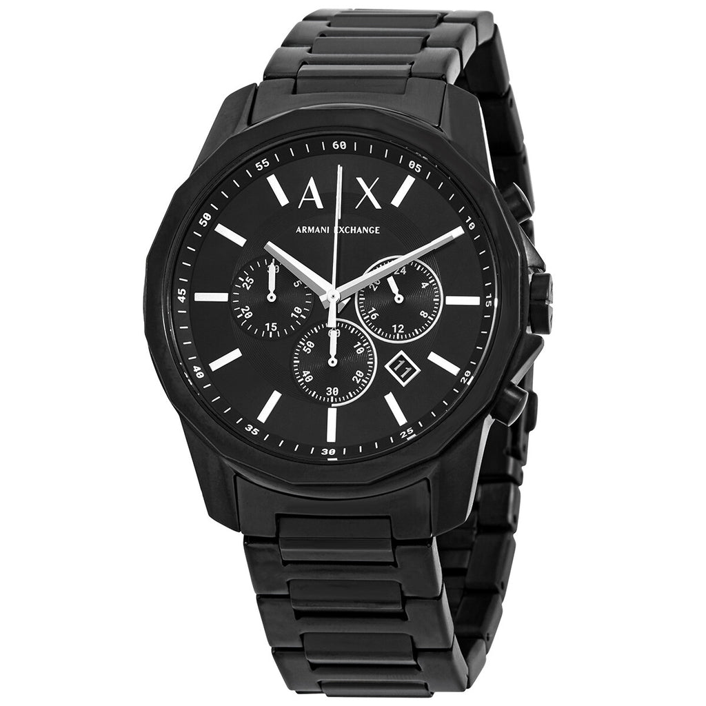 Armani Exchange Banks Chronograph Quartz Black Dial Men s Watch